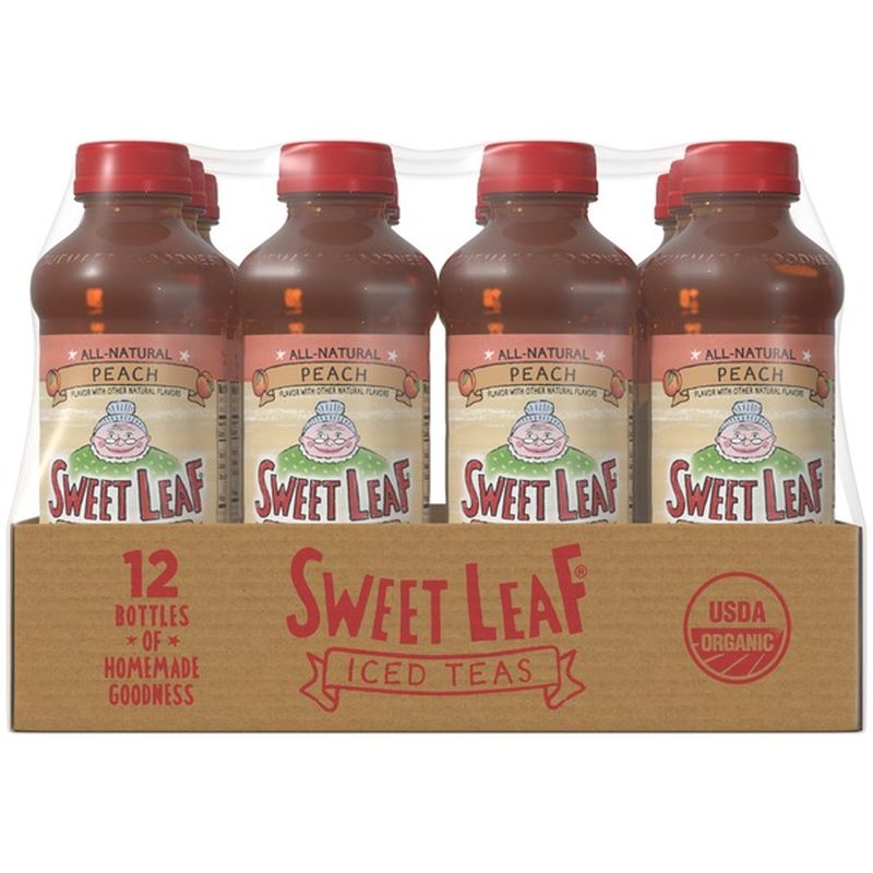 Sweet Leaf Tea Co Peach Iced Tea (16 fl oz) Instacart