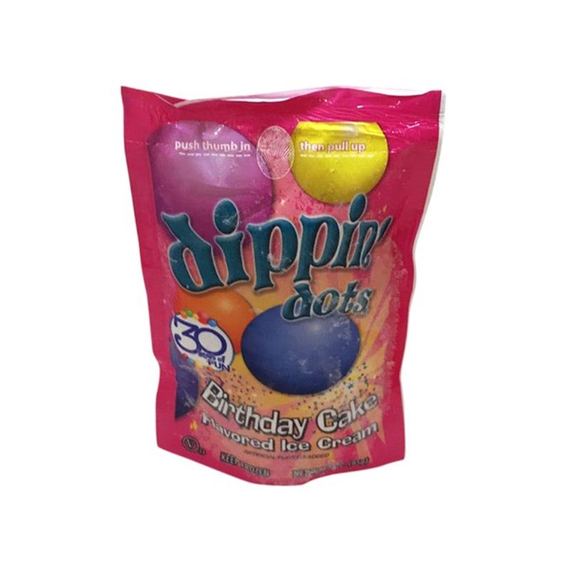 Dippin Dots Ice Cream, Birthday Cake (3 oz) Instacart