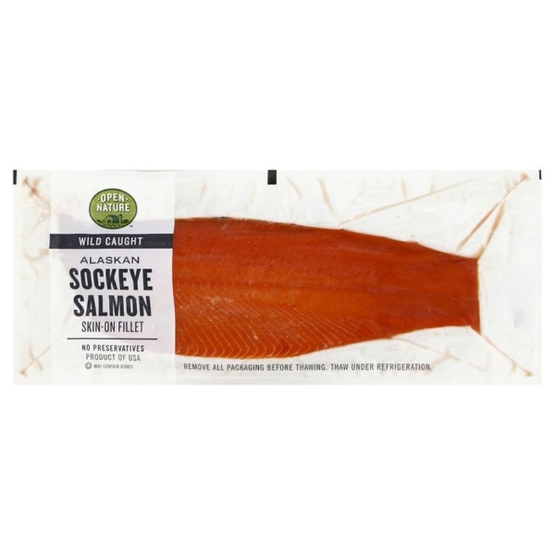 Open Nature Frozen Alaskan Sockeye Salmon Fillet (per lb) from Vons