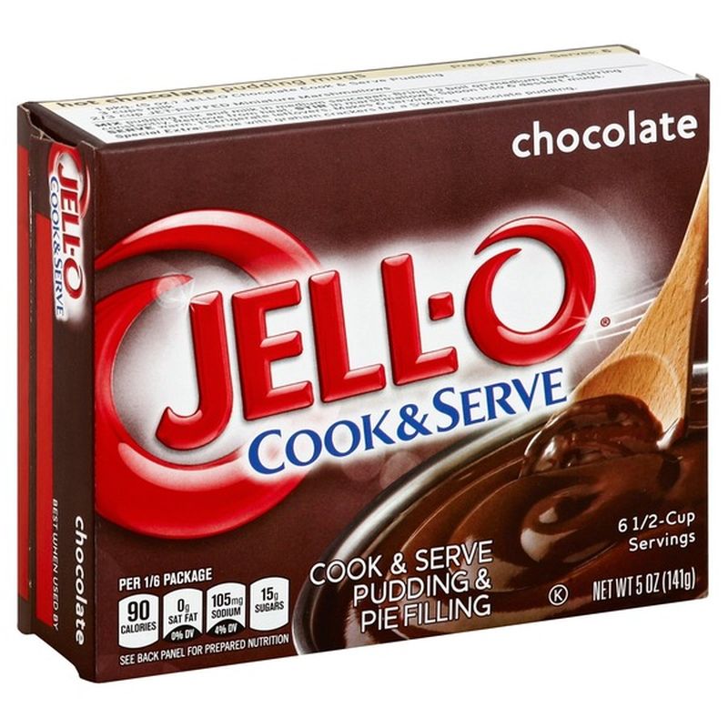 JellO Chocolate Cook & Serve Pudding & Pie Filling Mix (5 oz) from HE