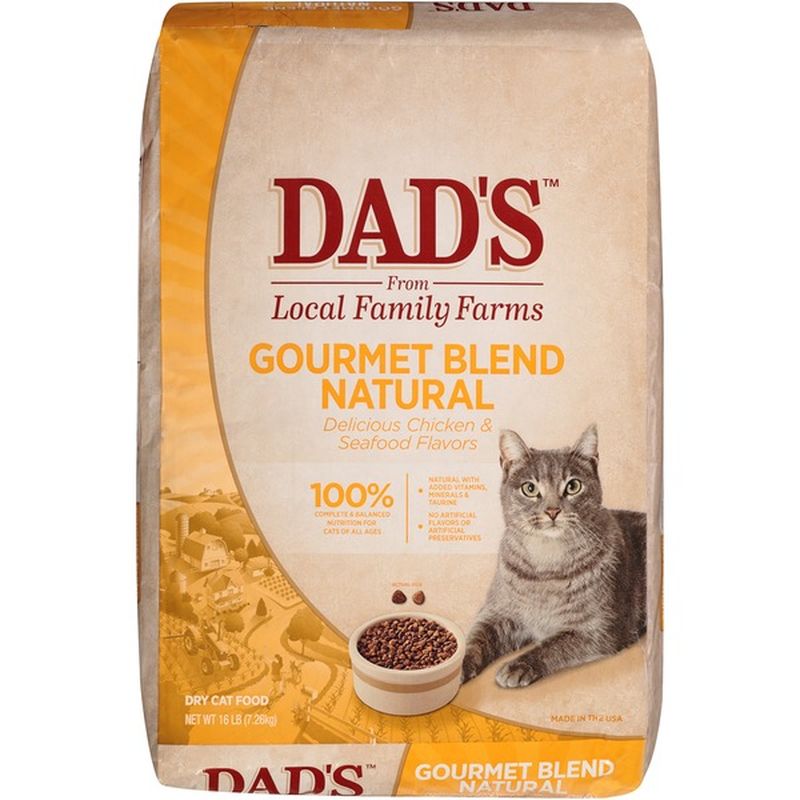 dad's dry cat food