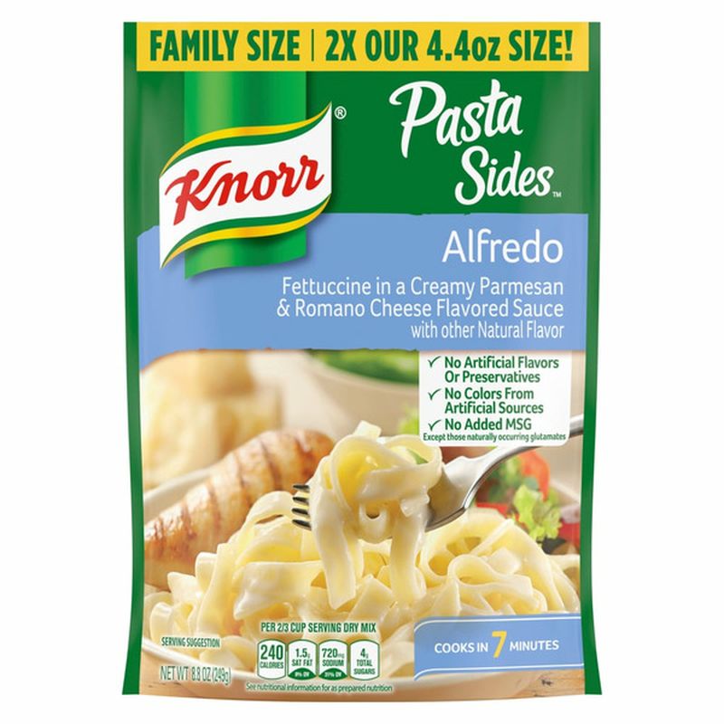 Knorr Pasta Sides Alfredo Family Size (8.8 oz) Instacart