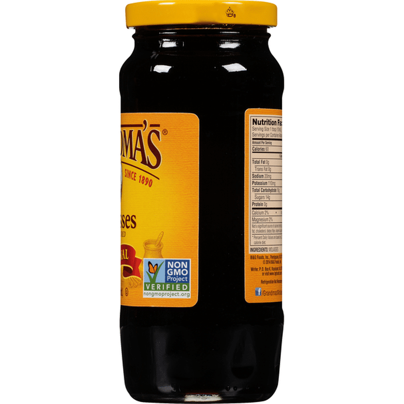 Grandma's Original Unsulphured Molasses (12 fl oz) from Lowes Foods Instacart