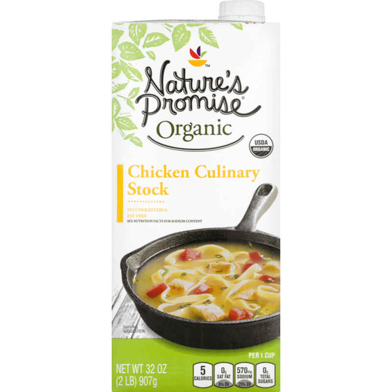 Nature's Promise Chicken Culinary Stock, Organic (32 oz) Instacart