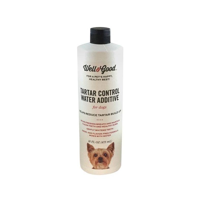 dog tartar control water additive