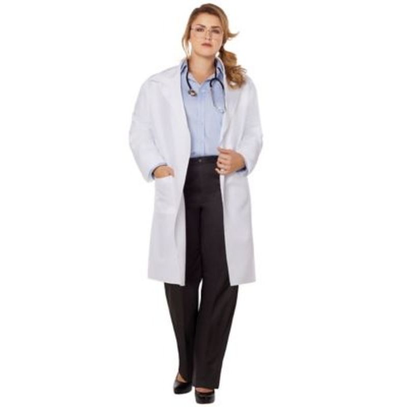 plus size lab coat