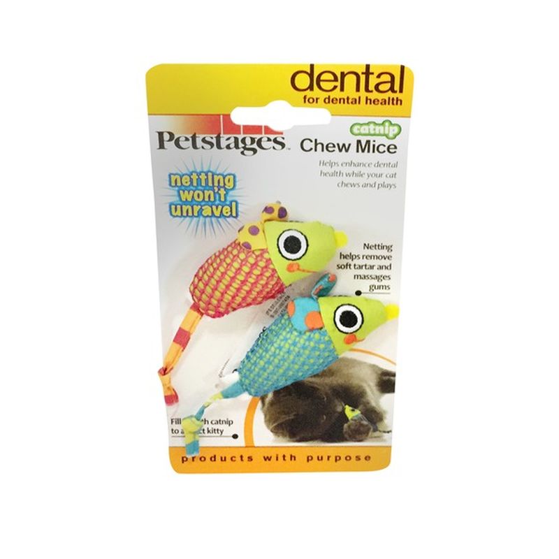 petstages catnip chew mice