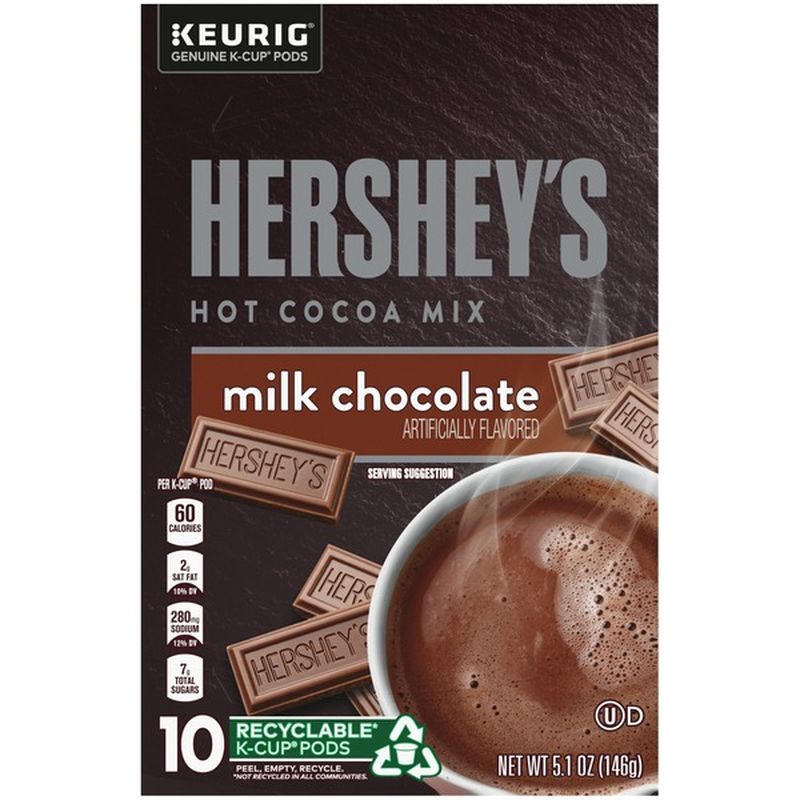 Hershey Milk Chocolate Hot Cocoa Keurig K Cup Pods (5.15 oz) - Instacart