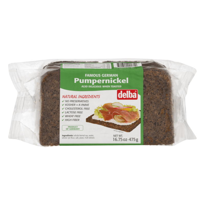 Delba Famous German Pumpernickel Bread (16.75 oz) from Kroger Instacart