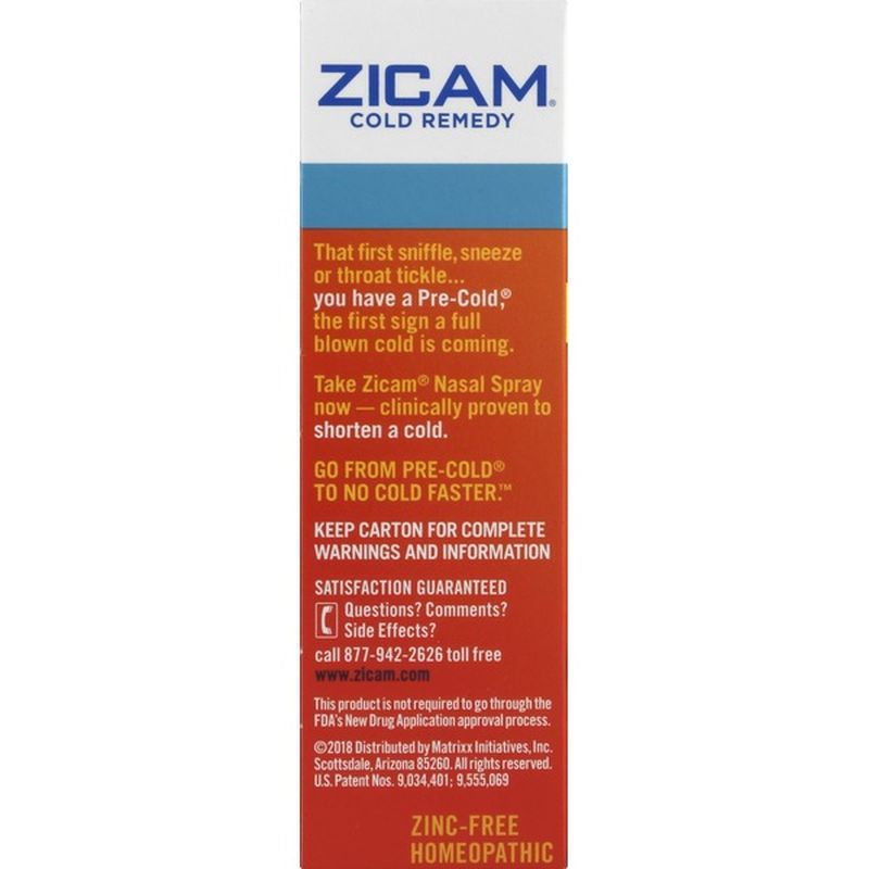 zinc nasal spray