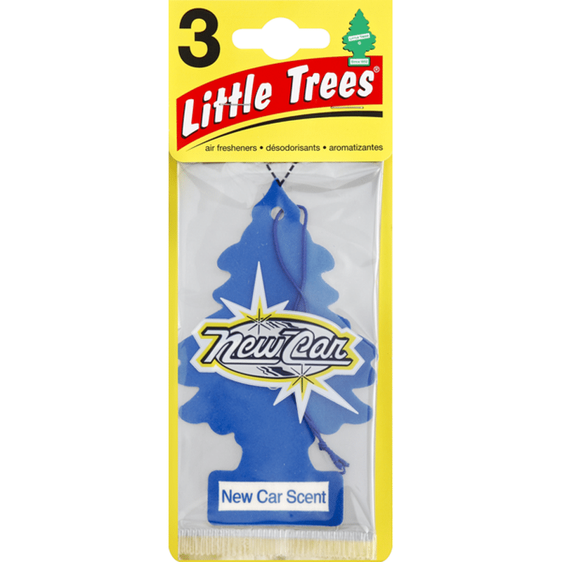 Little Trees Air Fresheners, New Car Scent (3 each