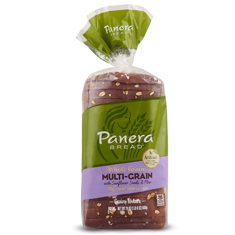 Panera Bread Whole Grain MultiGrain Sliced Bread (24 oz) Instacart