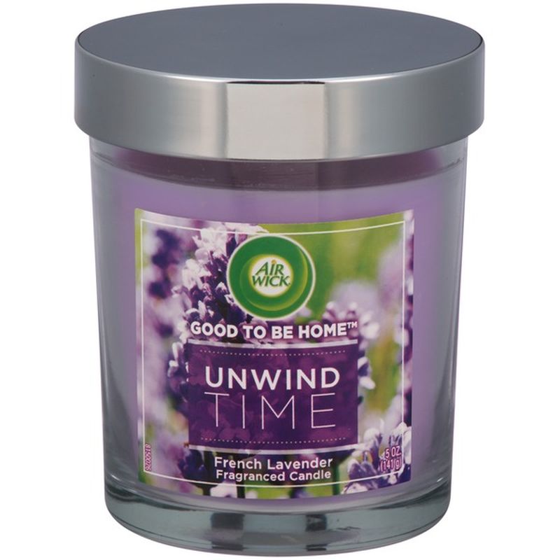 Air Wick Good To Be Home Unwind Time French Lavander Candle (5 oz) from