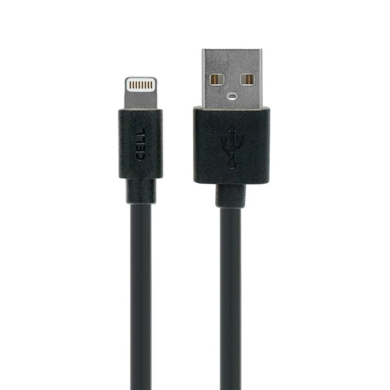 Cell Candy 4' Black USB to Lightning Sync & Charge Cable