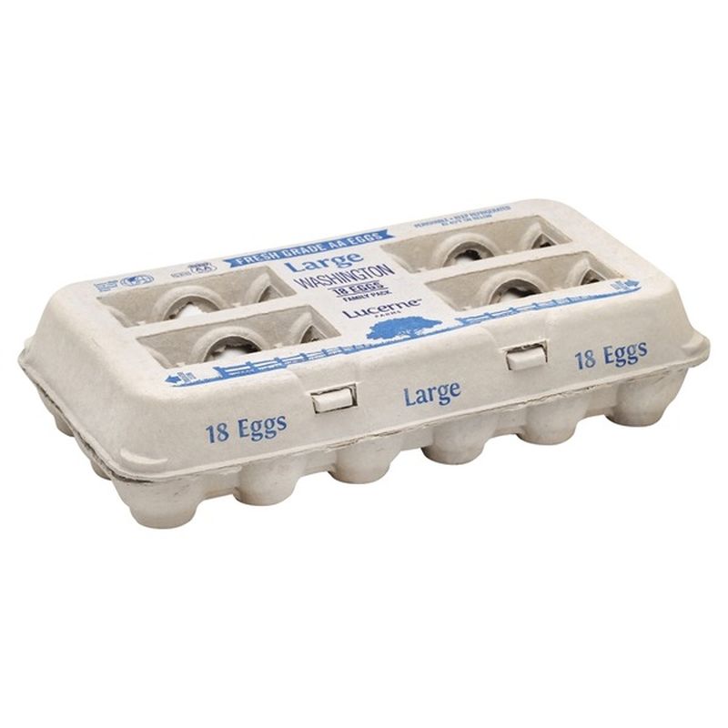 Lucerne Farms Grade Aa Large Eggs (18 ct) from Safeway Instacart