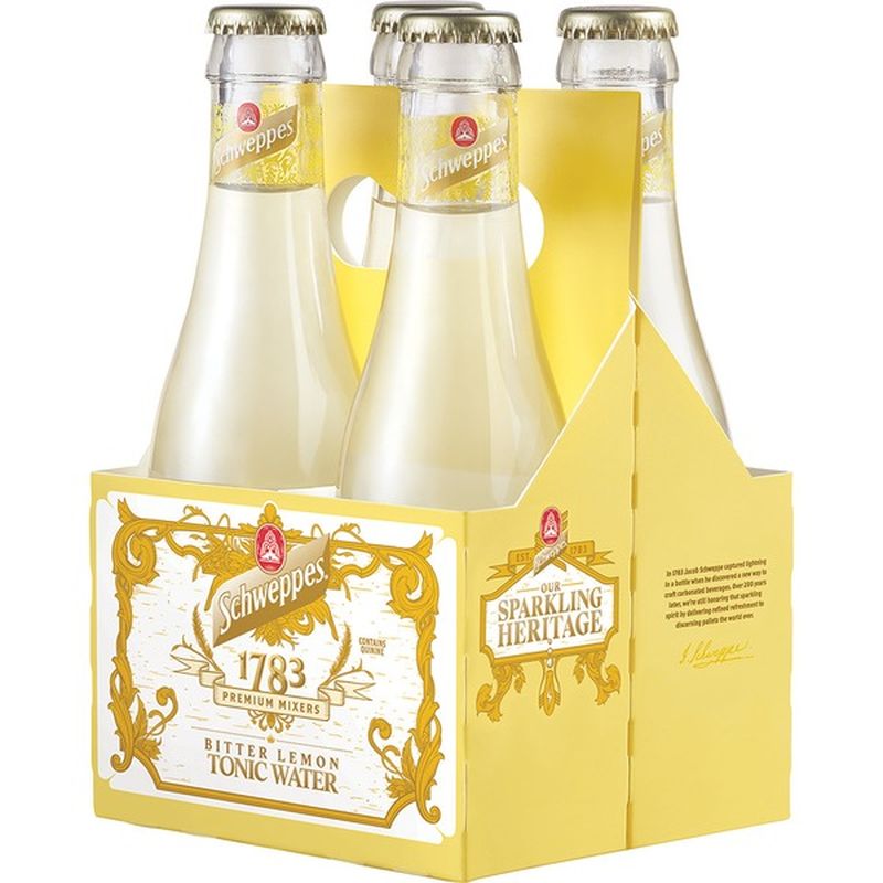 Schweppes Bitter Lemon Tonic Water (6.3 fl oz) Instacart