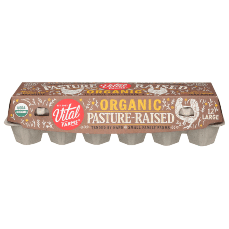 Vital Farms 'PastureRaised Organic Eggs (12 ct) Instacart