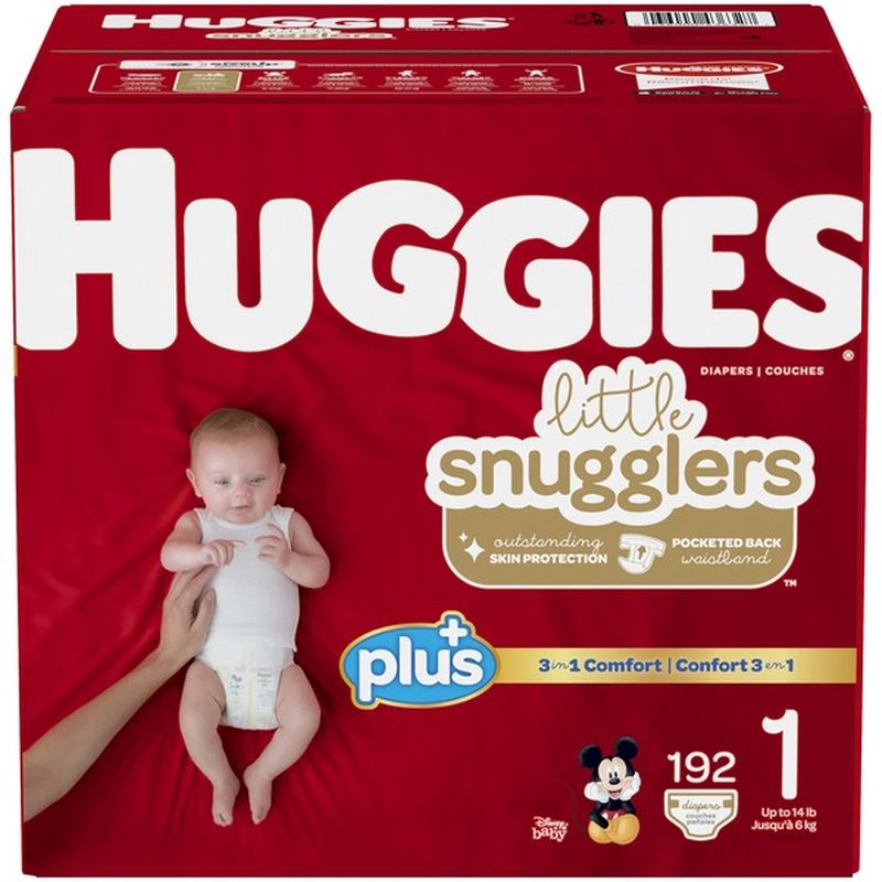 huggies little snugglers size 1 192