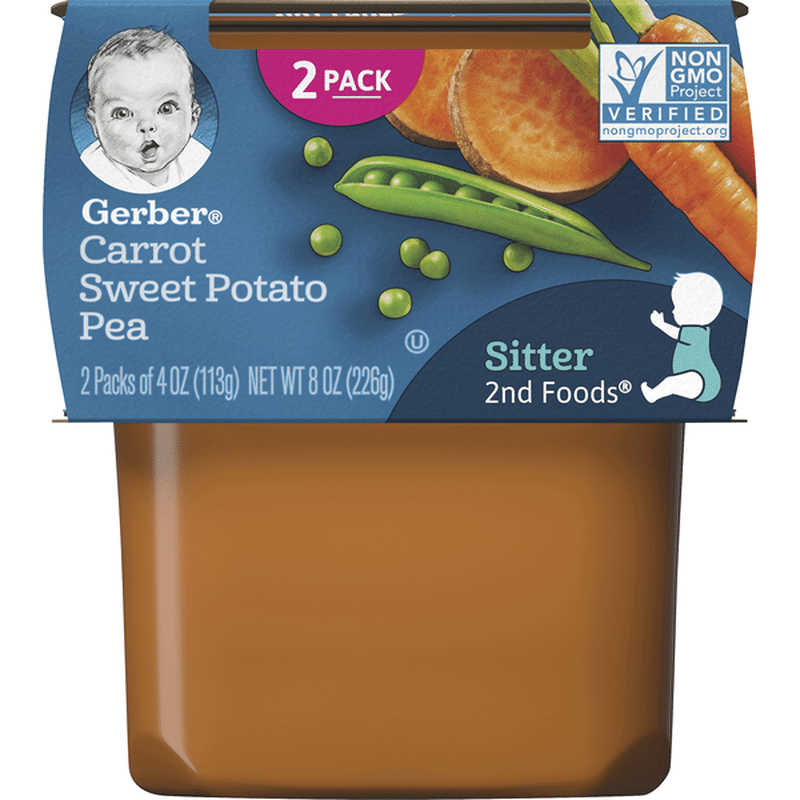 Gerber Carrot Sweet Potato Pea Baby Food (4 oz) from Smart & Final