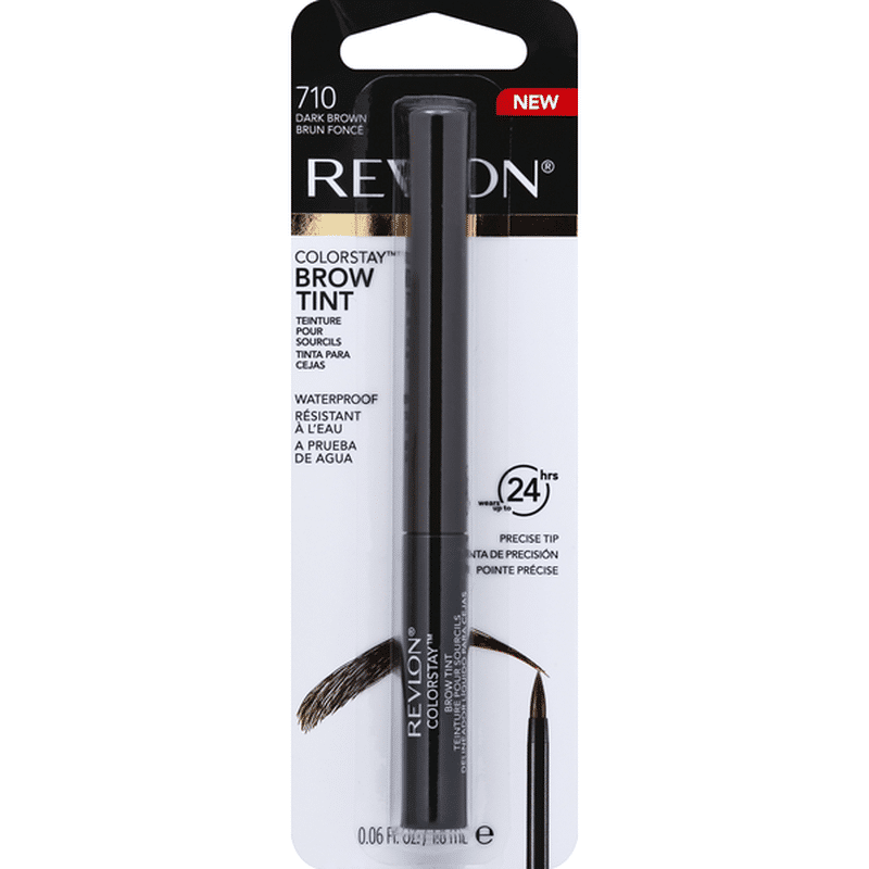 Revlon Brow Tint, Waterproof, Dark Brown 710 (0.06 oz) Instacart
