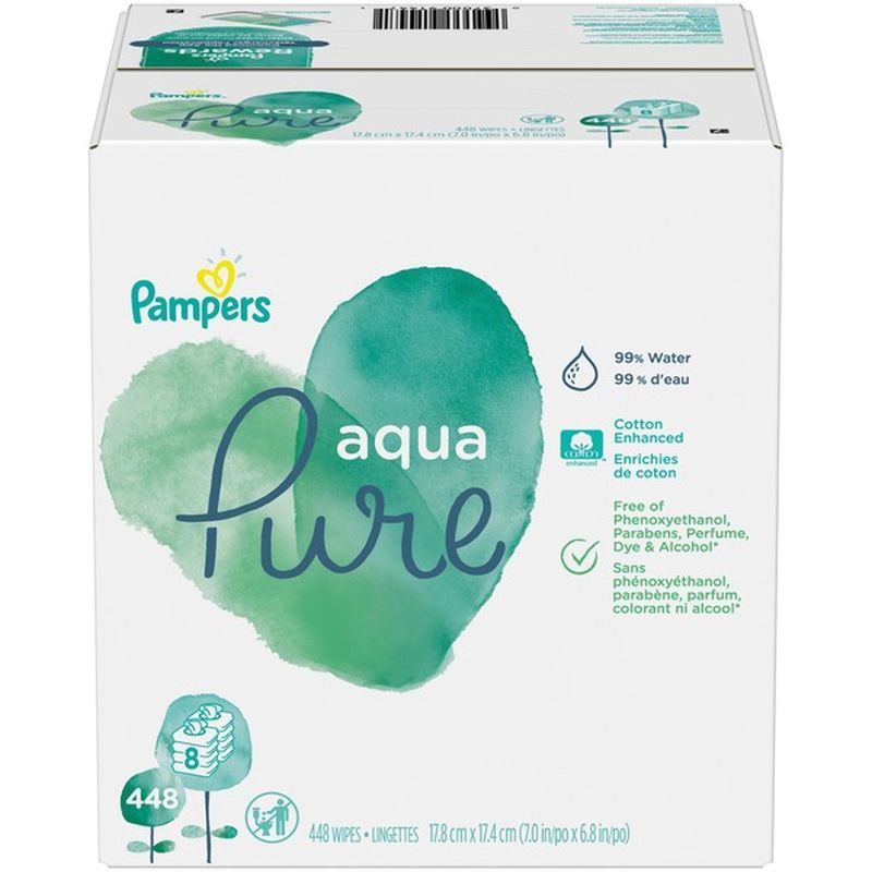 pampers sensitive wipes 448