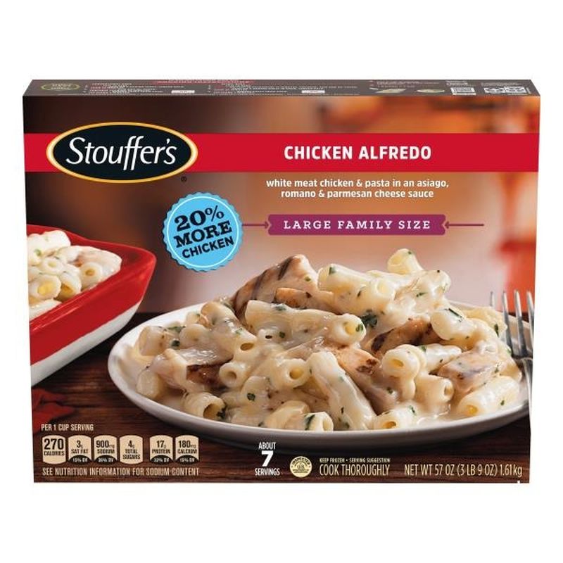 Stouffer's Large Family Size Chicken Alfredo Frozen Meal (57 oz) from ...