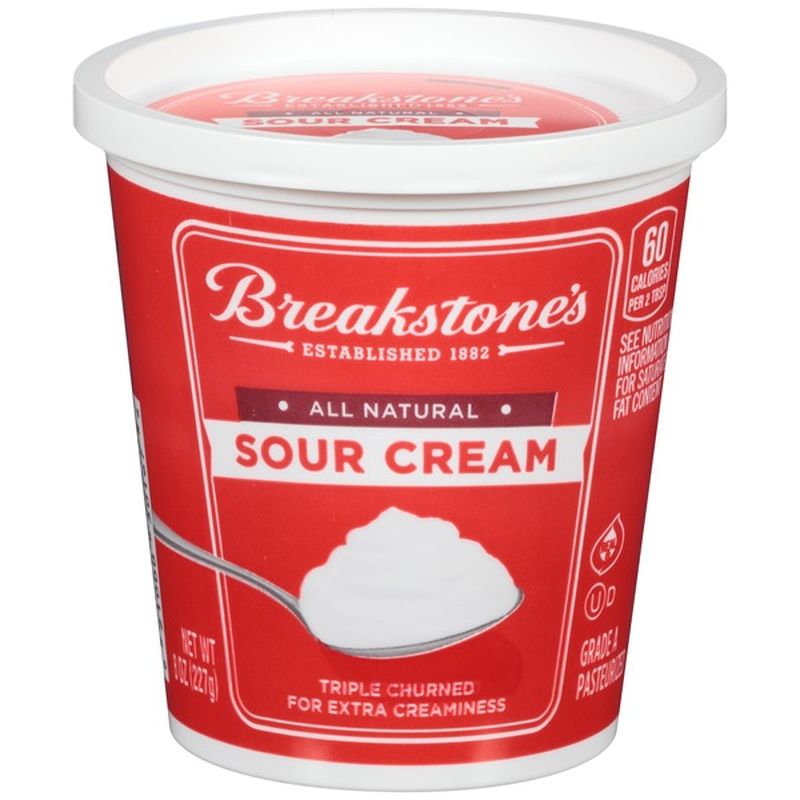Breakstone'S All Natural Sour Cream (8 oz) from ShopRite Instacart