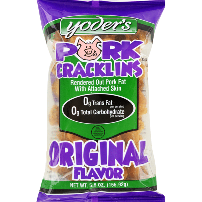 Yoder's Pork Cracklins (5.5 oz) from Kroger Instacart