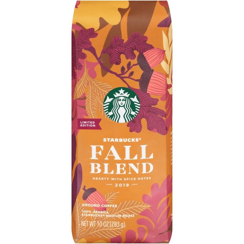 Starbucks Fall Blend Medium Roast Ground Coffee (10 oz) Instacart