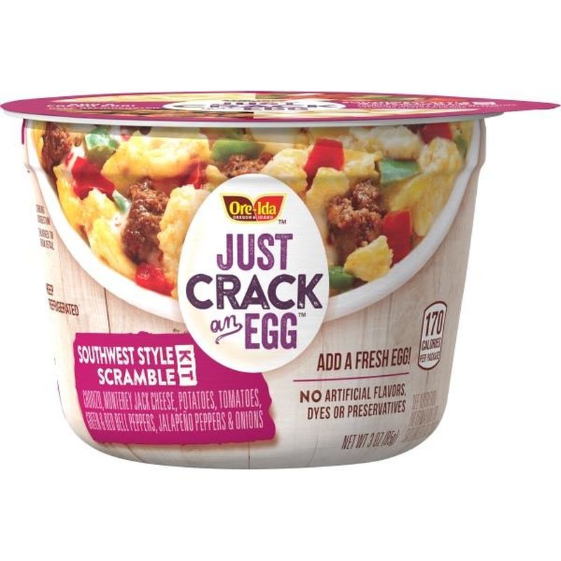 Just Crack An Egg Southwest Style Scramble Kit Breakfast Bowls (3 oz ...
