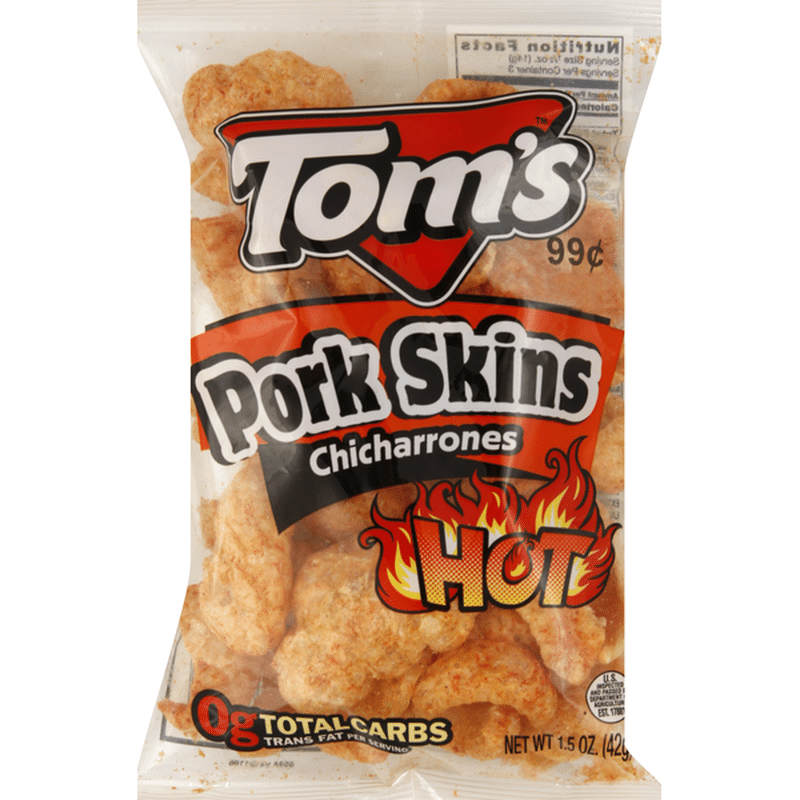 Tom's Pork Skins, Hot (1.5 oz) Delivery or Pickup Near Me Instacart
