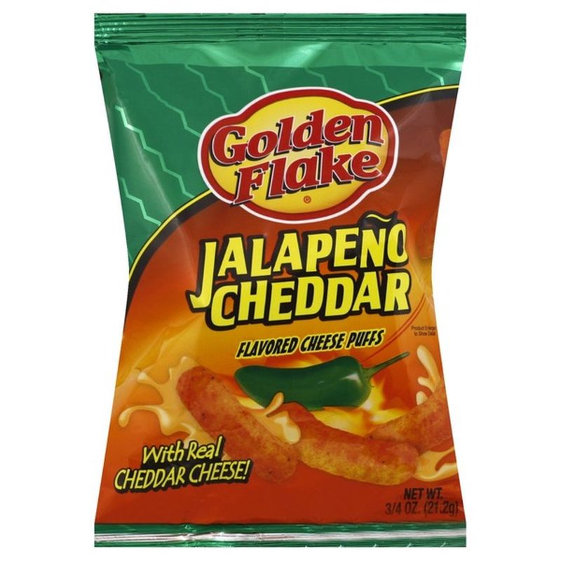 Golden Flake Cheese Puffs Jalapeno Cheddar (0.75 oz) Delivery or Pickup