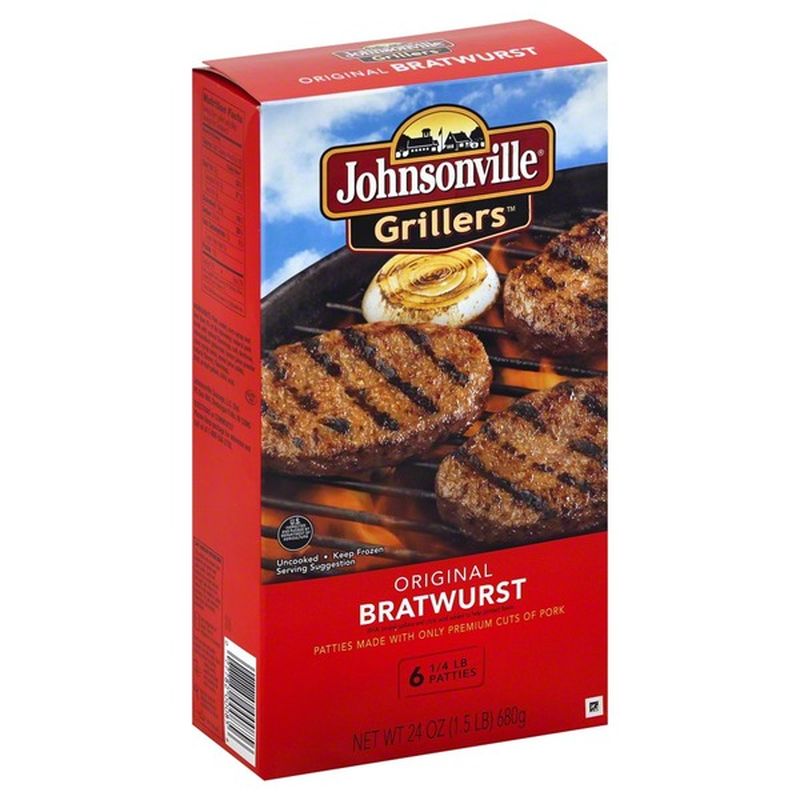 Johnsonville Grillers Original Brat Patties (24 oz) from Food Lion ...