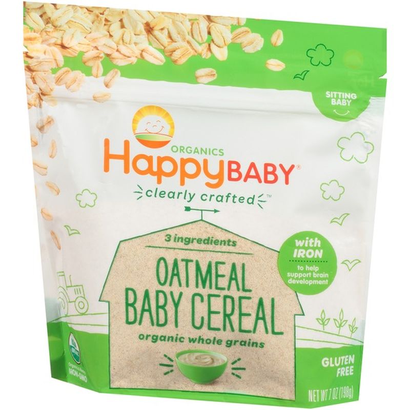 happy baby probiotic oatmeal