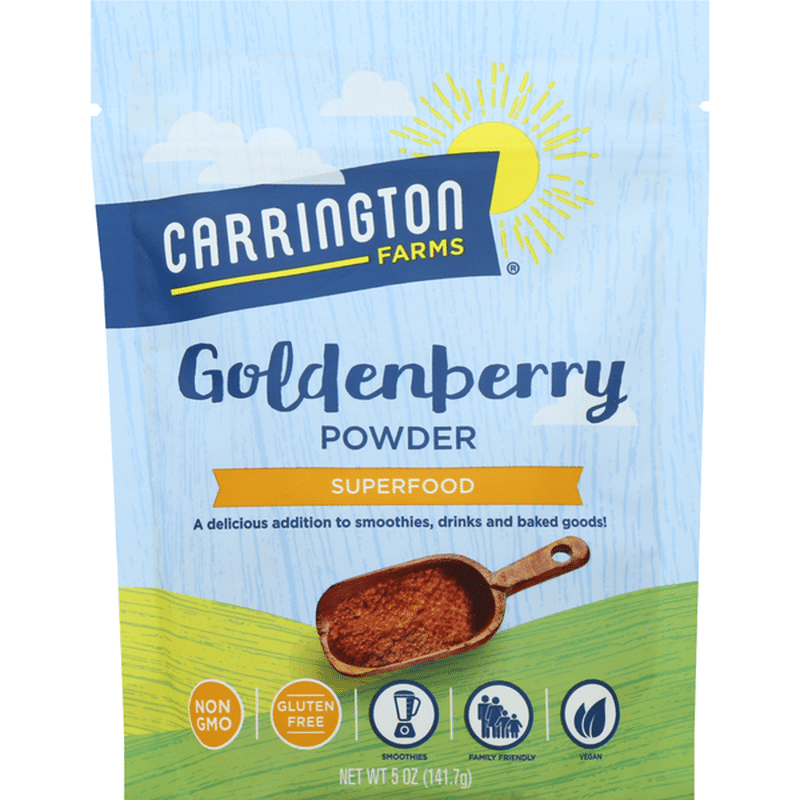 Carrington Farms Goldenberry Powder, Organic (5 oz) Delivery or Pickup Near Me - Instacart