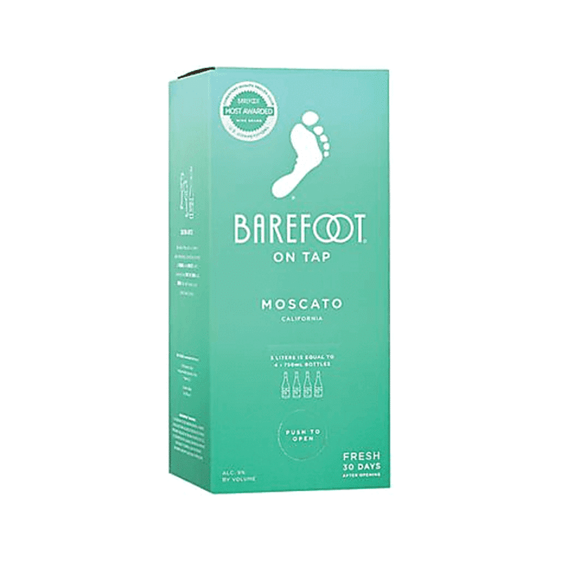 Barefoot Cellars On Tap Moscato White Wine Box Wine (3 L) from BevMo