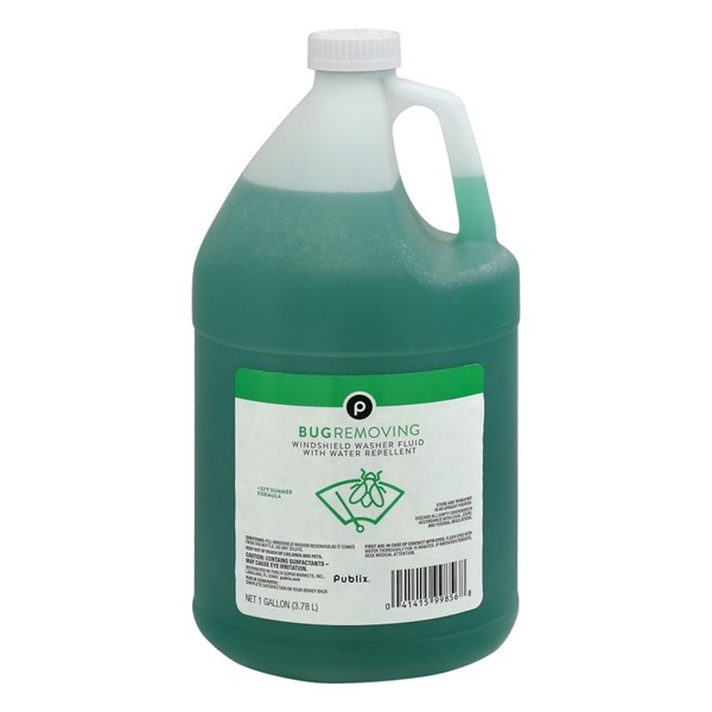 Publix Windshield Washer Fluid, with Water Repellent, Bug Removing (1