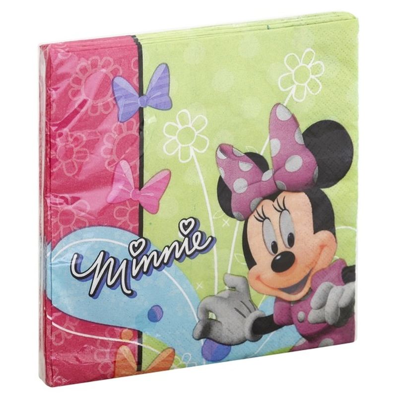 Design Ware Napkins, Luncheon, Minnie, 2 Ply