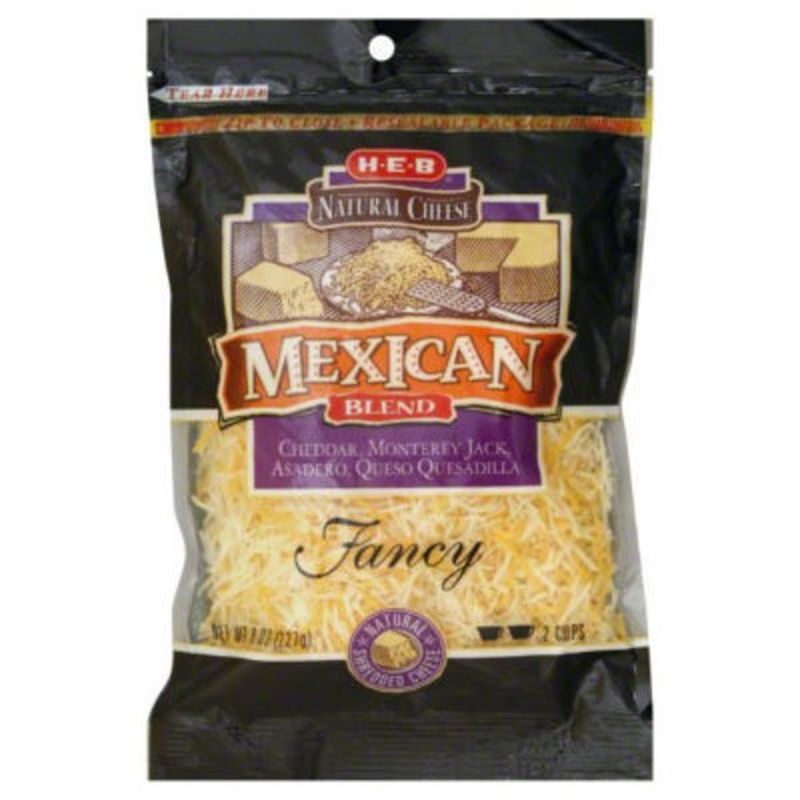 H-E-B Mexican Blend Fancy Shredded Cheese (8 Oz) - Instacart