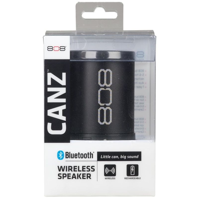 808 Black Canz Bluetooth Portable Speaker