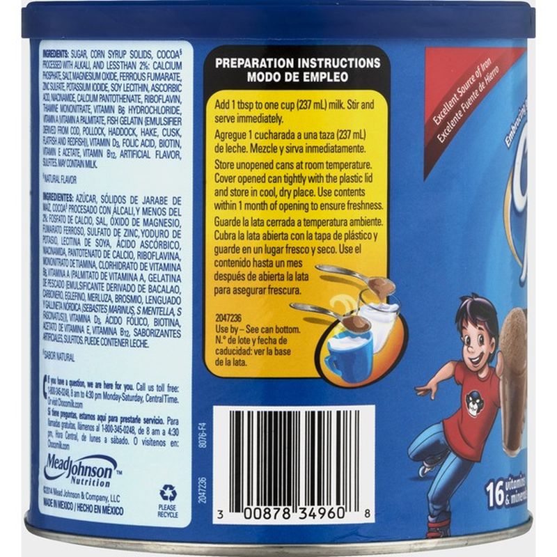 Choco Milk Drink Mix, Chocolate (14.1 oz) Instacart
