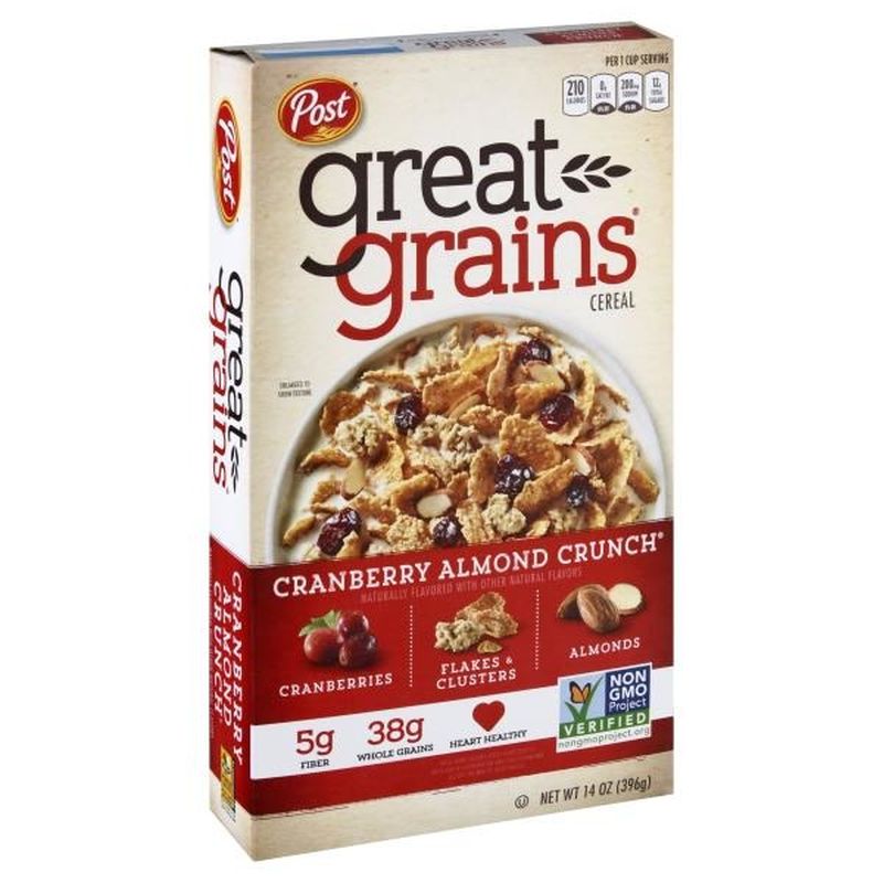 Post Cranberry Almond Crunch Cereal (14 oz) from Publix - Instacart