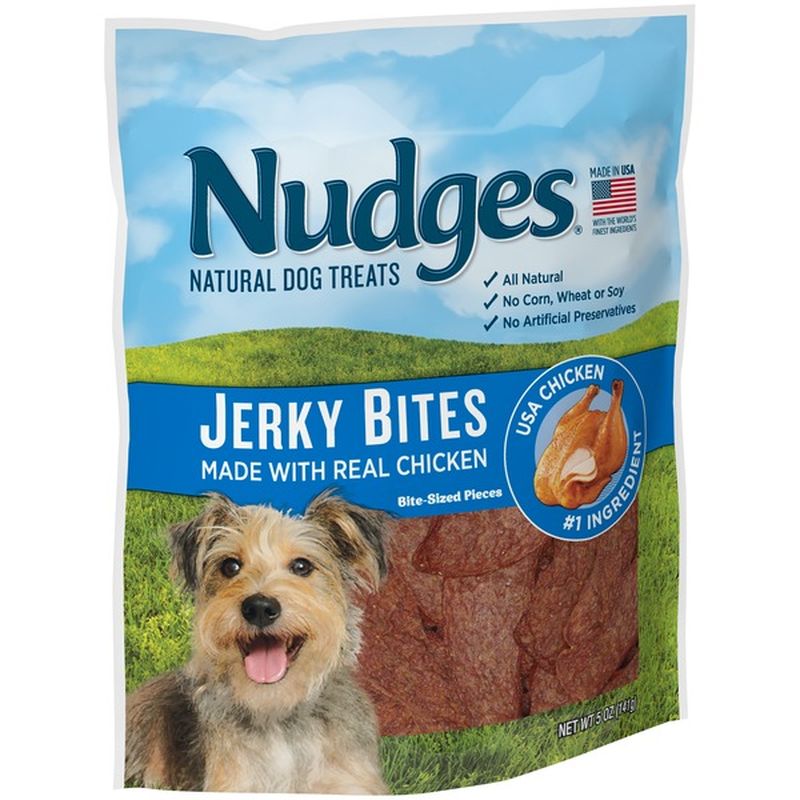nudges jerky bites