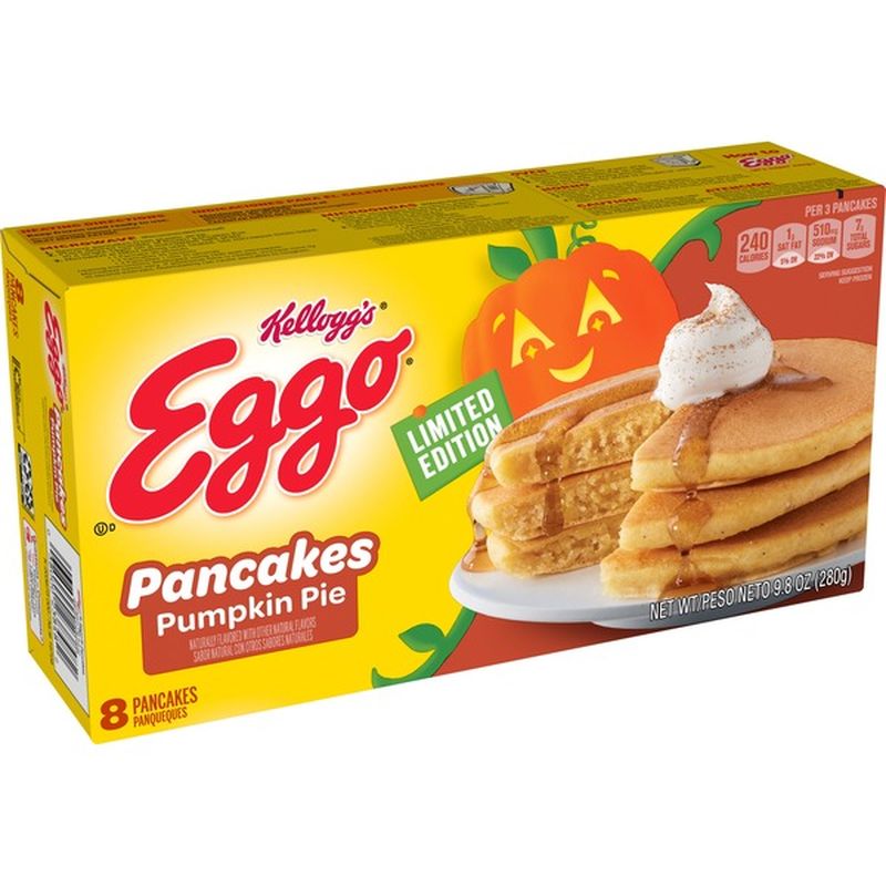 Kellogg's Eggo Frozen Pancakes Pumpkin Pie (9.8 oz) Instacart