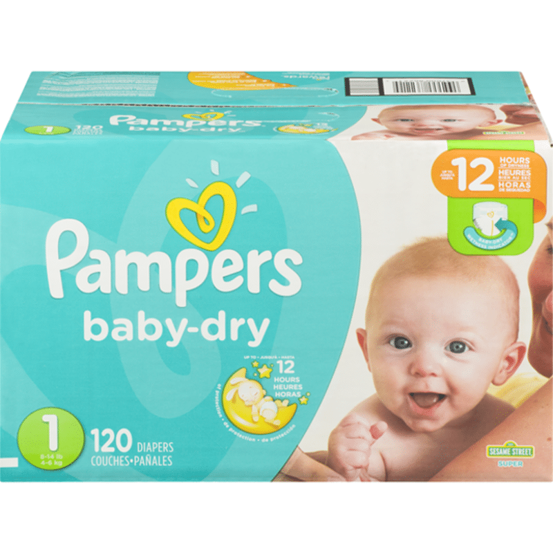 120 pampers size 1