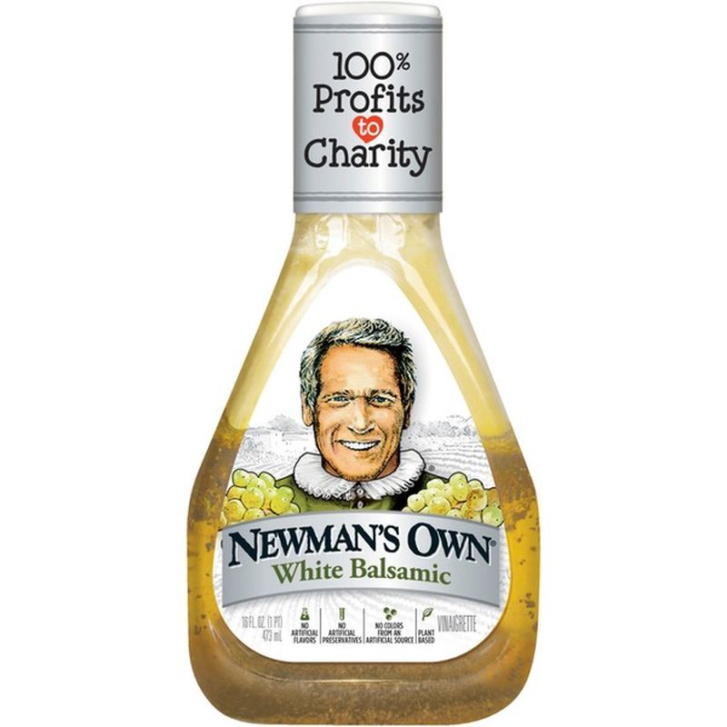 Newman's Own White Balsamic Vinaigrette (16 fl oz) Instacart