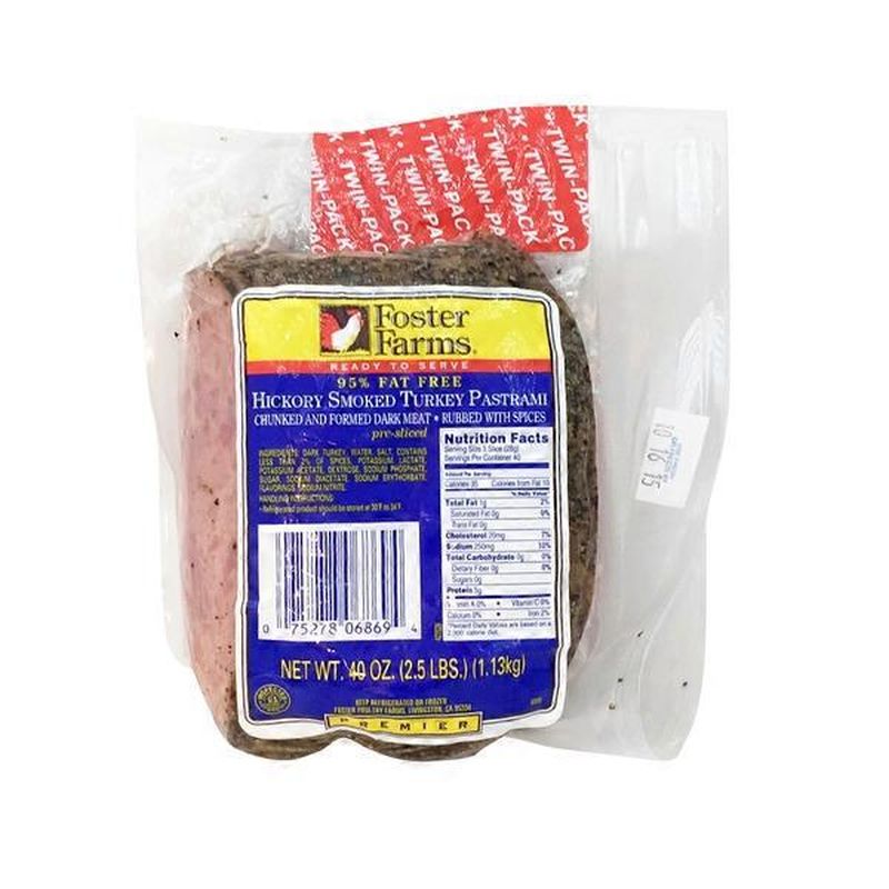 Foster Farms Turkey Pastrami (20 oz) Instacart