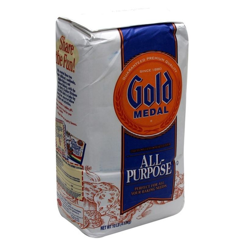 Gold Medal AllPurpose Flour, Enriched, Bleached, Presifted (10 lb