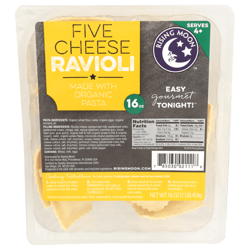 Rising Moon Five Cheese Ravioli