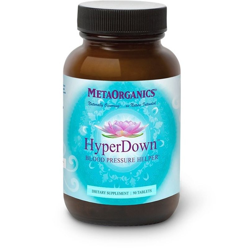 Metaorganics Hyper Down Blood Pressure Helper Tablets